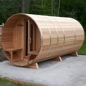 Tuin Buiten 4 Persoons Houten Vat Houtkachel Stoomsaunakamer - Product Image 1