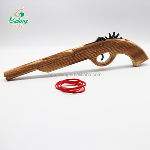 Fucile Giocattolo in Legno di Pino a Prezzo di Fabbrica con Tiro a Elastico, Idea Regalo per Bambini - Product Image 6