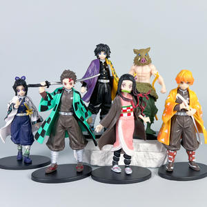 Figuras de <span class=keywords><strong>Manga</strong></span> HESPER, Estatuas de Demon Slayer, Kamado Nezuko, <span class=keywords><strong>Rengoku</strong></span> Senjuro, Kamado Tanjirou, Kochou Shinobu, Figuras de Anime de PVC - Product Image 5