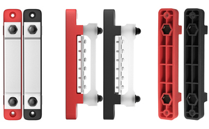 Mini <span class=keywords><strong>bornier</strong></span> de distribution d'énergie automatique automobile <span class=keywords><strong>12V</strong></span> PC en laiton cuivre durable 6 groupes 100A/150A capacité continue de 48V - Product Image 2