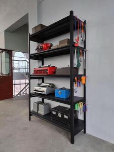 Durável 5-<span class=keywords><strong>Layer</strong></span> Rivet Prateleira Light Duty com rodas <span class=keywords><strong>Rack</strong></span> metálico para uso supermercado - Product Image 3
