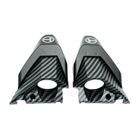 Abat-jour en fibre de carbone pour scooter électrique Teverun Fighter Supreme/Supreme 7260R/Supreme Ultra, version améliorée, couvercle LED