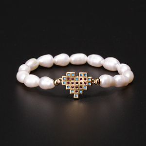 Pulsera <span class=keywords><strong>de</strong></span> Perlas Personalizada a la Moda para <span class=keywords><strong>Hombre</strong></span>, 4mm 5mm, Joyería Delicada Hecha a Mano, Pulsera <span class=keywords><strong>de</strong></span> Perlas Estilo Playa Hawaiana, Regalo - Product Image 2