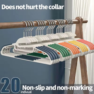 Wholesale Modern <b>Single</b> Tier ABS Eco-Friendly Non-Slip Multifunctional <b>Hook</b> Type <b>Coat</b> Hanger Clothing All-Season Bathroom Living - Product Image 3