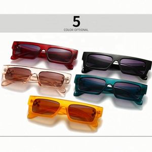 Gafas de Sol de Moda con Logotipo Personalizado, Estilo Vintage, Montura Ancha, Gafas de Sol Rectangulares para Mujer con Protección UV400 - Product Image 5