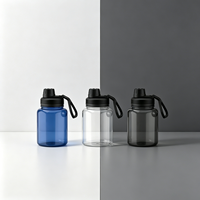 Gobelet en plastique à double paroi de 20 oz (591 ml) avec couvercle et paille, comme une tasse en plastique pour boire directement, bouteilles d'eau