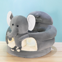 Canapé pour bébé, chaise de soutien pour bébé, siège de toilette en peluche en forme d'animal, chaise haute pour tout-petit, canapé pliable pour enfants apprenant à s'asseoir et à manger