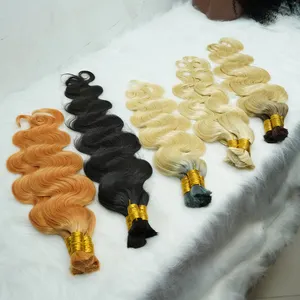 Extensions de cheveux bouclés profonds à cuticule alignée 100 grammes vente en gros 10A qualité cheveux humains vierges non transformés en vrac