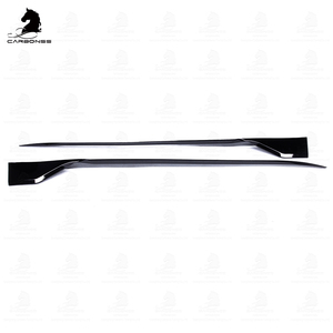 Kits de carrocería para automóviles Falda lateral negra brillante ABS tipo <span class=keywords><strong>CP</strong></span> piezas de automóviles negras brillantes para BMW 4 series G22 <span class=keywords><strong>M</strong></span> Tech 2020 + - Product Image 6
