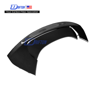 Assetto Fiorano Style Full Exposed Dry Carbon Fiber Style <b>Rear</b> <b>Spoiler</b> For Ferrari SF90 High Quality Part, Factory Supplier - Product Image 1
