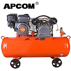 เครื่องอัดอากาศแบบลูกสูบ APCOM ราคาประหยัด ใช้แก๊สโซลีน 6 แรงม้า 8 แรงม้า 10 แรงม้า 8 บาร์ 12 บาร์ 16 บาร์ เครื่องอัดอากาศอุตสาหกรรมแบบพกพา กำลังลดราคา - Product Image 6