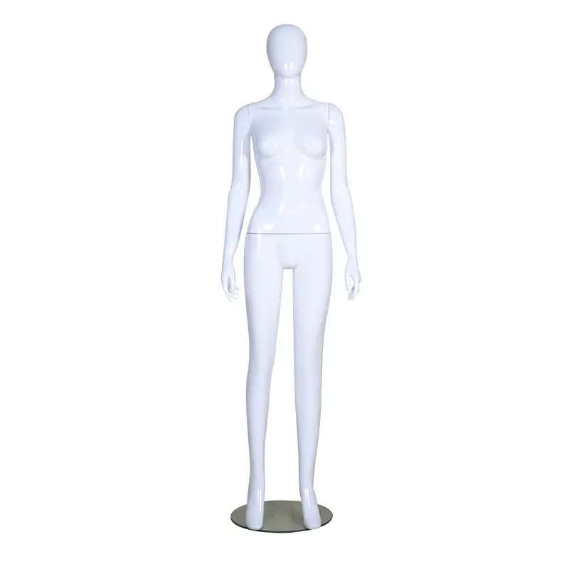 Clothing store model props female bright white full body display frame window women dummy Korean human simulation model frame