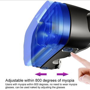 نظارات ذكية VRG <span class=keywords><strong>Pro</strong></span> 3D <span class=keywords><strong>VR</strong></span> سماعة رأس خوذة للألعاب الواقع الافتراضي 5-7 بوصة بشاشة كاملة هواتف ذكية للأفلام والألعاب - Product Image 3