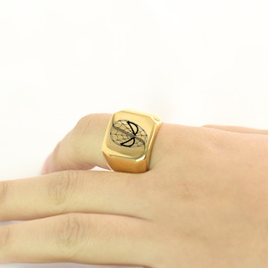 Spider-Man Mask 304 Stainless Steel <b>Ring</b> 18mm Square Men's Fashion Jewelry Gift - Product Image 2