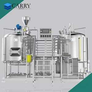 5000l 8000l 10000l Turnkey Project Industrial Beer Production Plant Beer Brewing Equipment / Brewery Machine