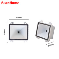 Escáner de Código de Barras Integrado ScanHome SH-7600-N, Sensor CMOS, Lector de Códigos QR, Interfaz USB RS232 TTL Wi-Fi 485 COM, Velocidad de Escaneo de 30F/S
