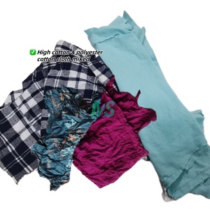 Trapos Industriales de Colores al por Mayor, 25 kg, 5 kg, 10 kg, Trapos de Colores Variados, Trapos de Algodón Reciclado, Trapos de Camisetas - Product Image 3