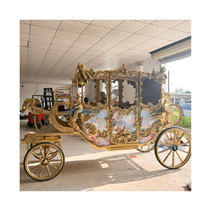 Calèche royale électrique de luxe pour mariage et visites touristiques, capacité de 4 à 6 personnes - Product Image 1