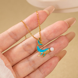Creative Ocean Animal Fish Pendant Necklace Fashion Cute Stainless Steel <strong>Crab</strong> Necklace for Women Beach <strong>Jewelry</strong> - Product Image 6