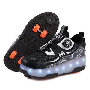 <span class=keywords><strong>Scarpe</strong></span> <span class=keywords><strong>con</strong></span> Rotelle per Bambini, <span class=keywords><strong>Pattini</strong></span> a Quattro Ruote <span class=keywords><strong>con</strong></span> Luci LED per Ragazze, Sneakers <span class=keywords><strong>con</strong></span> Ruote per Ragazzi - Product Image 3