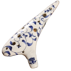 <span class=keywords><strong>Ocarina</strong></span> <span class=keywords><strong>de</strong></span> Porcelana Blanca <span class=keywords><strong>de</strong></span> 12 Orificios en Tono F Soprano, <span class=keywords><strong>Flauta</strong></span> Profesional <span class=keywords><strong>de</strong></span> Cerámica, Gran Venta - Product Image 1