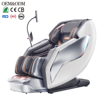 Fauteuil de massage 3D double fonction à brancher, fabricant OEM ODM, fauteuil inclinable corps entier, étirement thaïlandais, massage des pieds par compression d'air, compresse chaude