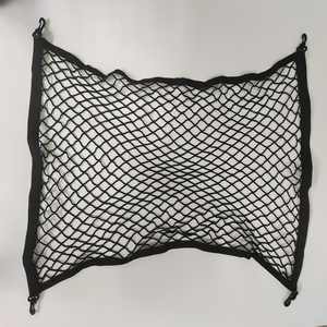 Herstellerangebot: 90x60cm Schwarzes PP-Material Elastisches Aufbewahrungsnetz mit Selbstklebender Rückseite, Hervorragendes Auto-Gepäcknetz - Product Image 2