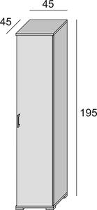 Armario de madera moderno para dormitorio, mueble de almacenamiento, precio de fábrica - Product Image 3