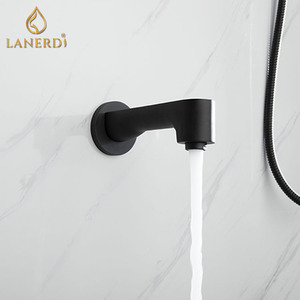 <span class=keywords><strong>Baignoire</strong></span> cachée murale en laiton, ensemble <span class=keywords><strong>de</strong></span> robinets <span class=keywords><strong>de</strong></span> douche <span class=keywords><strong>de</strong></span> pluie ronde noire, toilette avec Certification CE et UPC - Product Image 3