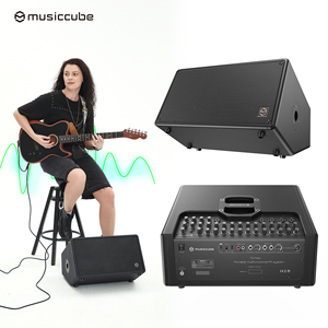 Système de sonorisation portable Musiccube <span class=keywords><strong>T2</strong></span> Max, haut-parleur de scène alimenté par batterie rechargeable, moniteur de scène, haut-parleur pour buskings, acoustique-vocal - Product Image 1