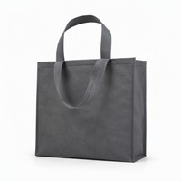 Sac fourre-tout carré personnalisable en non-tissé écologique avec fermeture éclair, fond non rembourré, pour le shopping promotionnel (style décontracté)