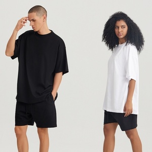 T-shirt Homme 100% Coton Oversize Uni Col Rond Manches Courtes Impression Personnalisée Décontracté Streetwear - Product Image 4