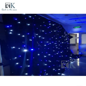 Starlight Curtain Black LED <b>Backdrop</b> <b>Stand</b> Elegant Decoration Pipe Drape - Product Image 3