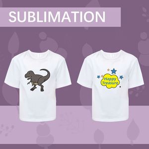 T-shirts pour hommes en jersey 100% polyester, effet coton, imprimés par sublimation, blancs, manches longues, entrepôt américain - Product Image 2
