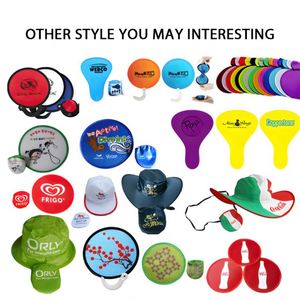 Disque volant en nylon souple imprimé sur mesure, avec pochette pour éventail pliant rond en nylon, cadeau promotionnel pliable - Product Image 4