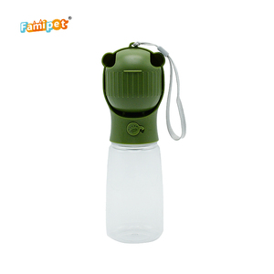 Famipet Hersteller Großhandel Outdoor Reise Auslaufsichere Tragbare 2-in-1 Hundenapf Wasserflasche mit Futterbehälter - Product Image 4