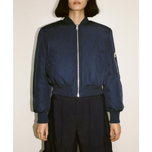 Vente en gros <span class=keywords><strong>de</strong></span> blousons d'aviateur Ma1 pour femmes <span class=keywords><strong>blouson</strong></span> d'aviateur en polyester XS-<span class=keywords><strong>L</strong></span> bicolore à col rond et style court pour femmes - Product Image 4