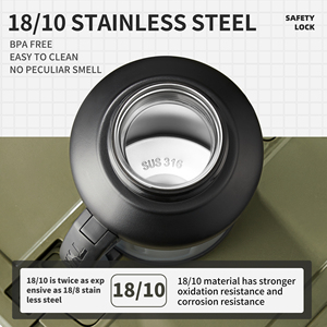 Bottiglia Termica Personalizzata da 1650ML, Termos Isolato a Doppia <span class=keywords><strong>Parete</strong></span> in Acciaio Inox 316, Grande Capacità per Adulti, Viaggi ed Escursioni - Product Image 2