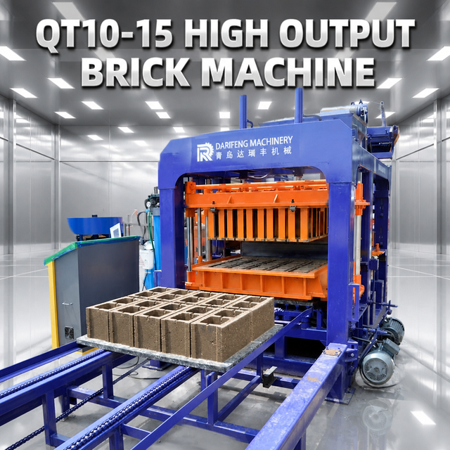 QT10-15Brick Block Machine Concrete Cement Blocks Making Machine&block Machine Supplier