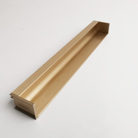 Poignées et tirants modernes en alliage d'aluminium durables et écologiques pour armoires, commodes et portes de tiroirs