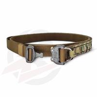 BB-008 Ensemble de ceintures tactiques Molle découpées au laser de 3,8 cm (intérieure et extérieure) pour équipement de défense personnelle en extérieur