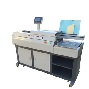 गर्म बिक्री A3/A4 कागज प्रसंस्करण मशीनरी पुस्तक गर्म पिघल गोंद बाध्यकारी बांधने की मशीन मशीन के साथ पक्ष गोंद