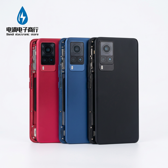 Factory Original Battery Back Covers Back Battery Cover With Camera Lens Cover Mobile Phone Spare Parts for vivo X60