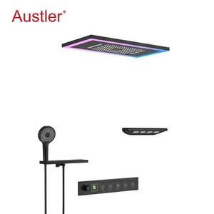 NUEVO Grifo de Ducha de Lujo con 5 Funciones, LED de Color, Inteligente, Termostático, Montado en la Pared, con Música - Product Image 3