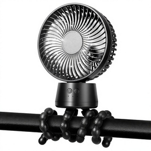 Ventilateur portable pliable avec batterie externe, mini ventilateur de refroidissement rechargeable par USB pour les voyages, le bureau et l'extérieur - Product Image 4