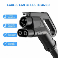 VanTon CCS1 50A 80A 100A 150A 200A 250A 1000V Ccs Combo 1 Connecteur avec Câble CCS1 DC Plug