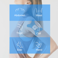 Massage Tens sans fil avec télécommande, massage par impulsions, massage musculaire, appareil Tens Ems pour soulager la douleur