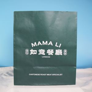 100% Recyclable <b>Craft</b> Paper <b>Bags</b> Customised Paper <b>Bag</b> White Shopping Packaging Without Handle - Product Image 2