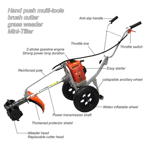Gardening <b>Tool</b> 4-stroke Engine 35.8CC <b>Backpack</b> Type GX35 Gasoline Brush Cutter Grass Cutter Grass Trimmer - Product Image 1