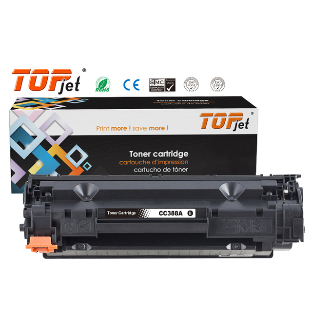 Topjet CB435A CB436A CC388A CE278A CE285A Universal Compatible Toner Cartridge for HP LaserJet P1007 P1008 P1005 P1006 Printer